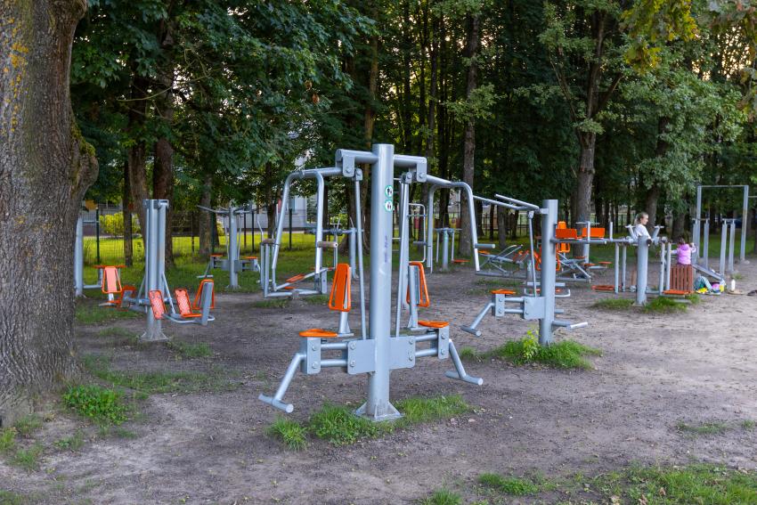 Lauko treniruokliai paveiksliukas
