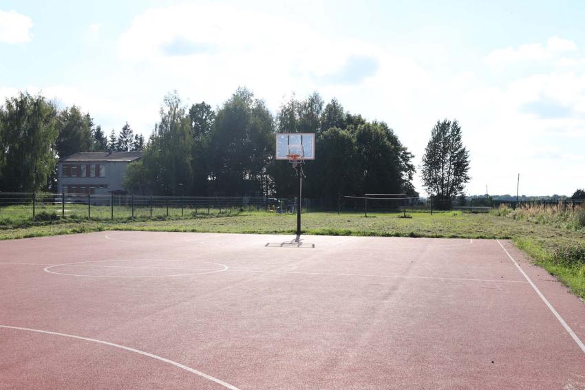 Krepšinio, tinklinio aikštelės paveiksliukas