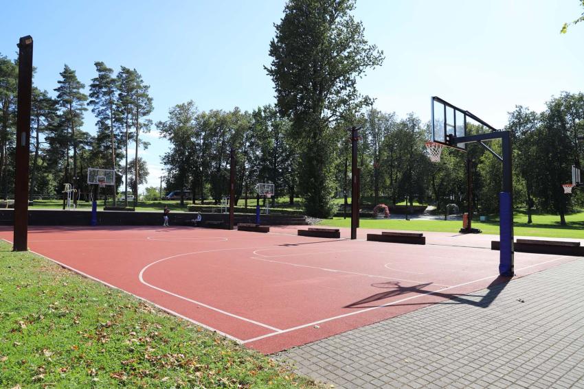Krepšinio aikštelės paveiksliukas