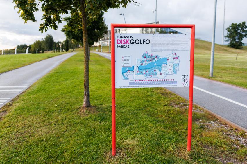 Diskgolfo aikštynas paveiksliukas