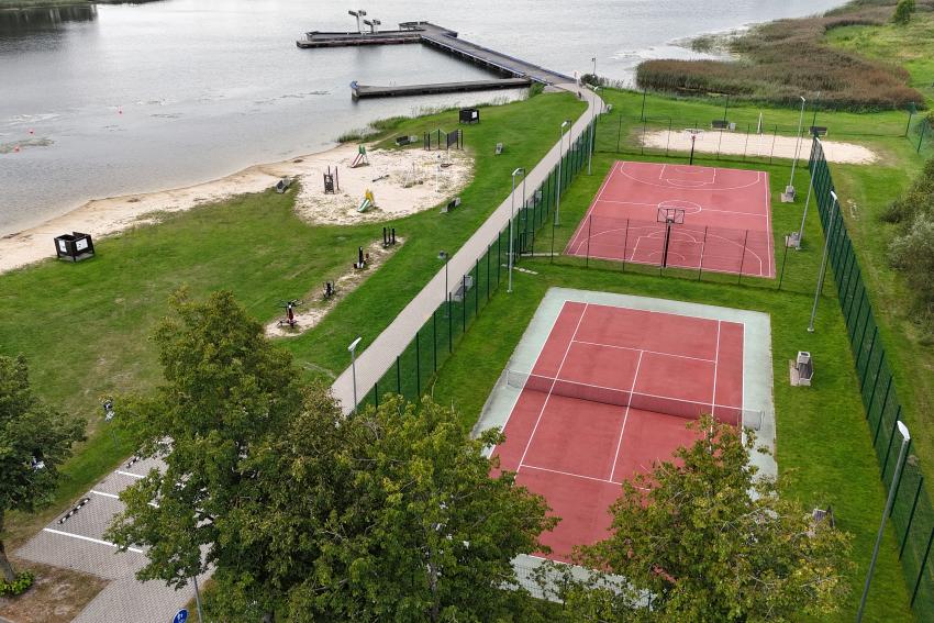 Kaišiadorių Girelės II tvenkinio poilsiavietės teniso kortas 111