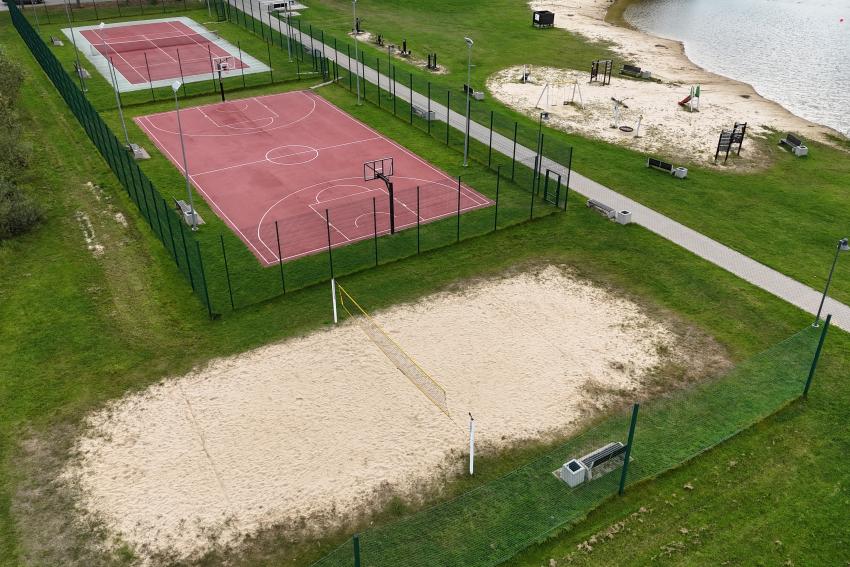 Kaišiadorių Girelės II tvenkinio poilsiavietės krepšinio aikštelė 112