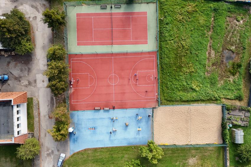 Rumšiškių krepšinio, tinklinio aikštelė ir teniso kortai 120