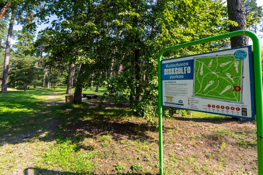 Kulautuvos diskgolfo parkas 265