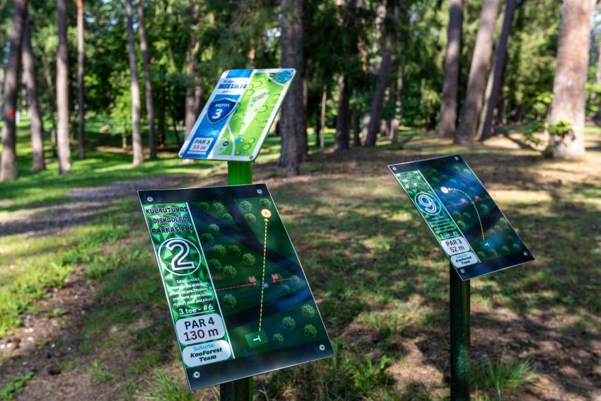 Kulautuvos diskgolfo parkas 265